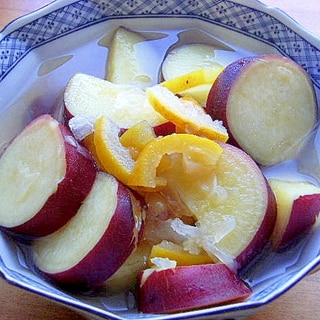 おもてなしにも❤シルクスイート（薩摩芋）の柚子煮♪